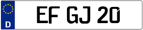 Truck License Plate